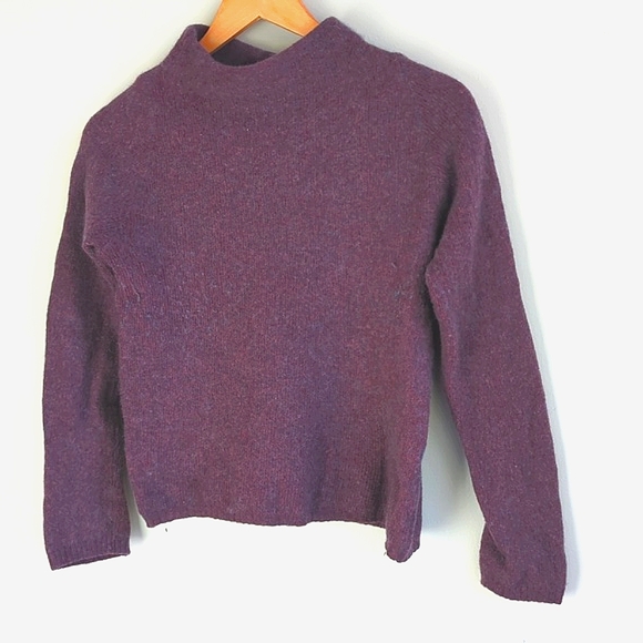 Bartolini. Wool | Cashmere Plum Knit Sweater. Size Medium. - Picture 1 of 6